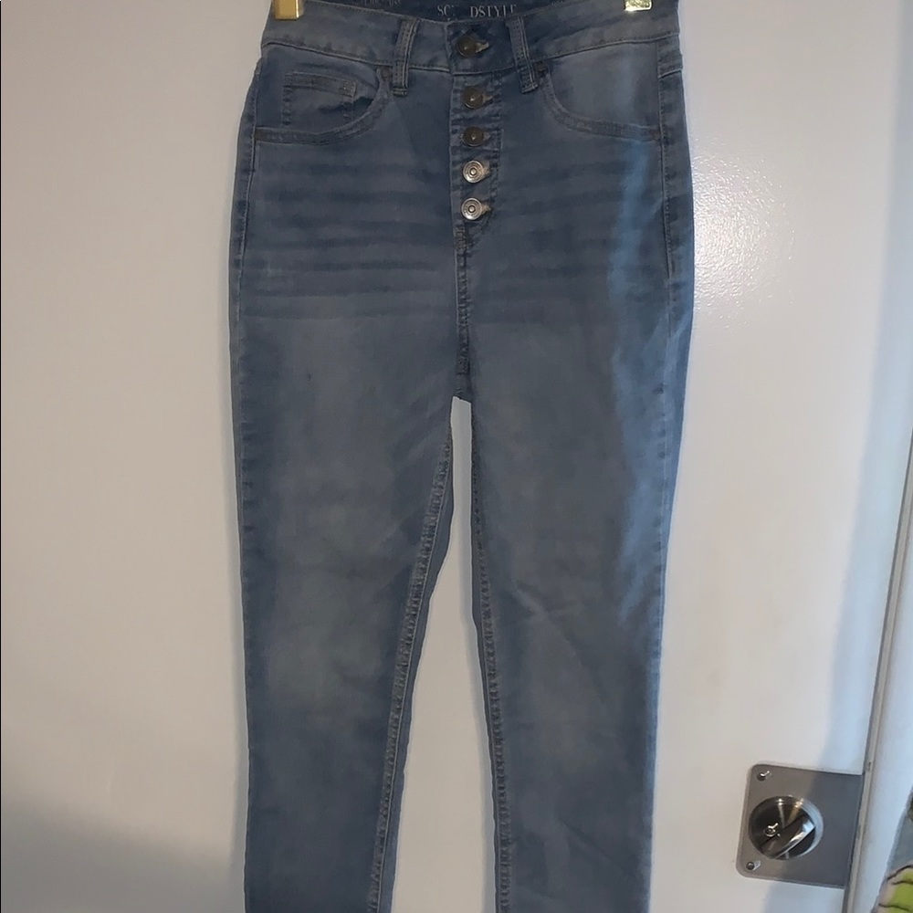 Soundstyle Blue High Rise Jeans Classic Fit